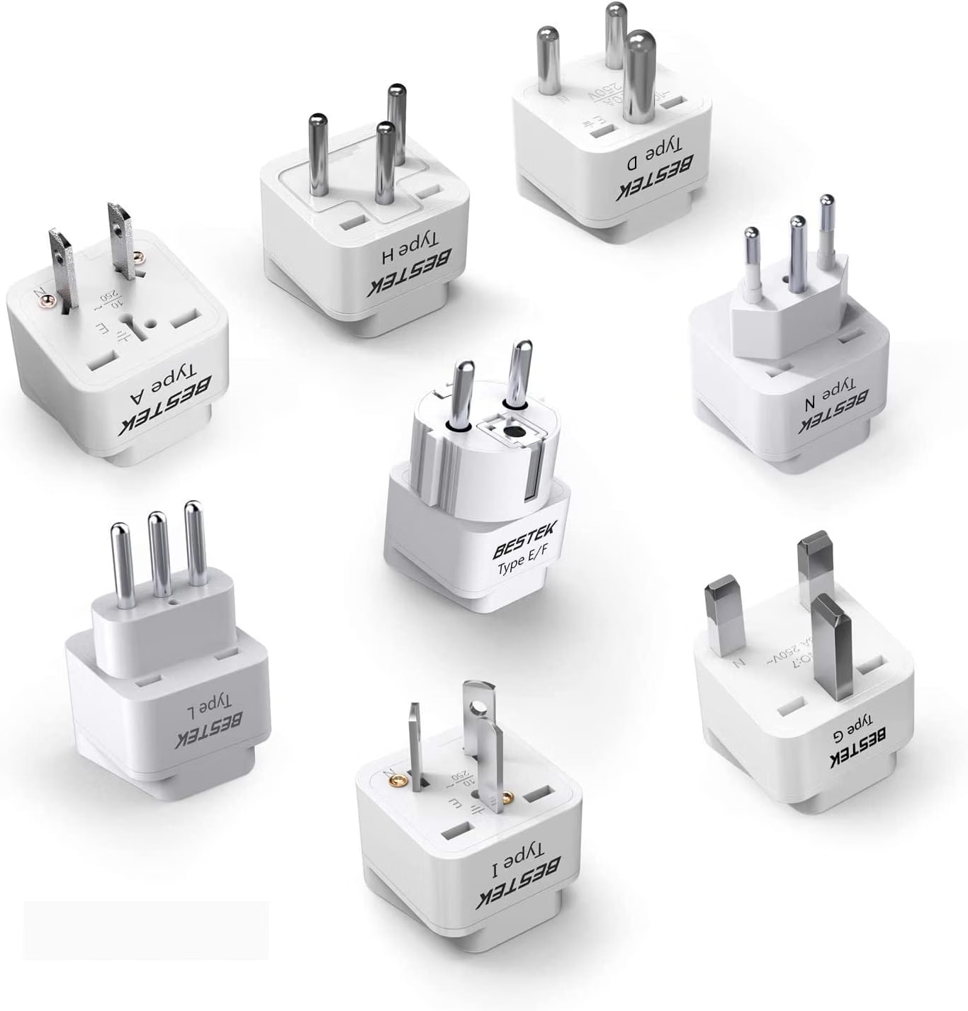 Worldwide Travel Plug Adapter Set